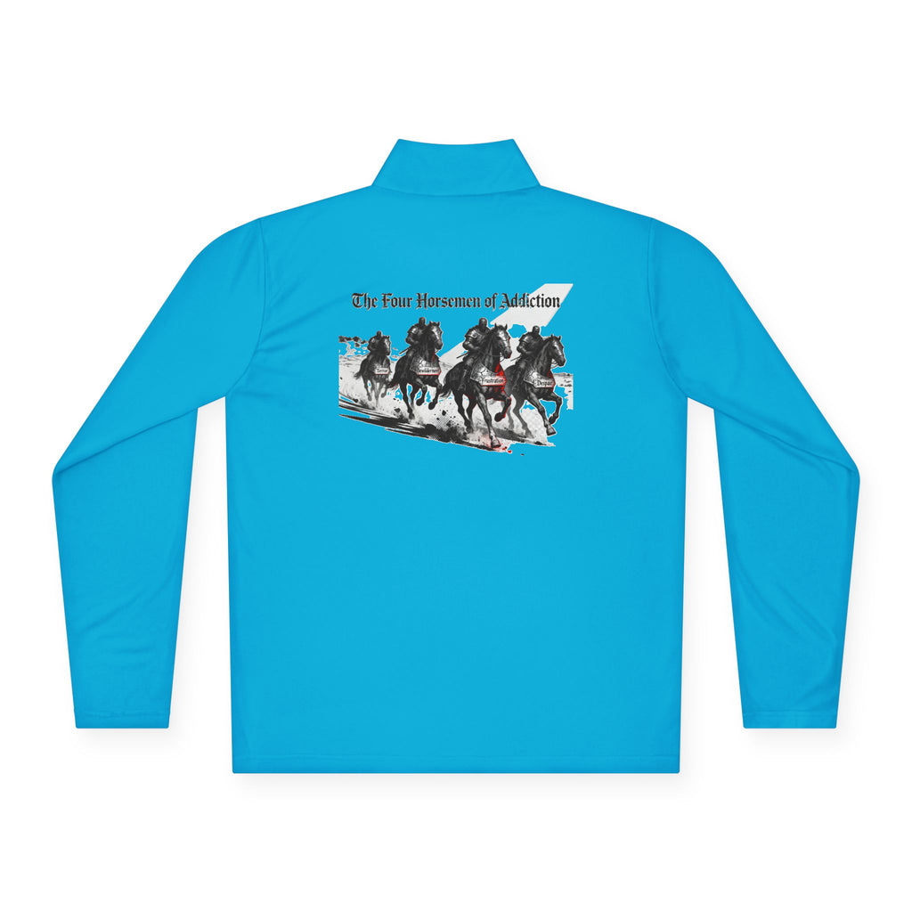 Quarter-Zip Pullover - Four Horsemen of Addiction - Unisex