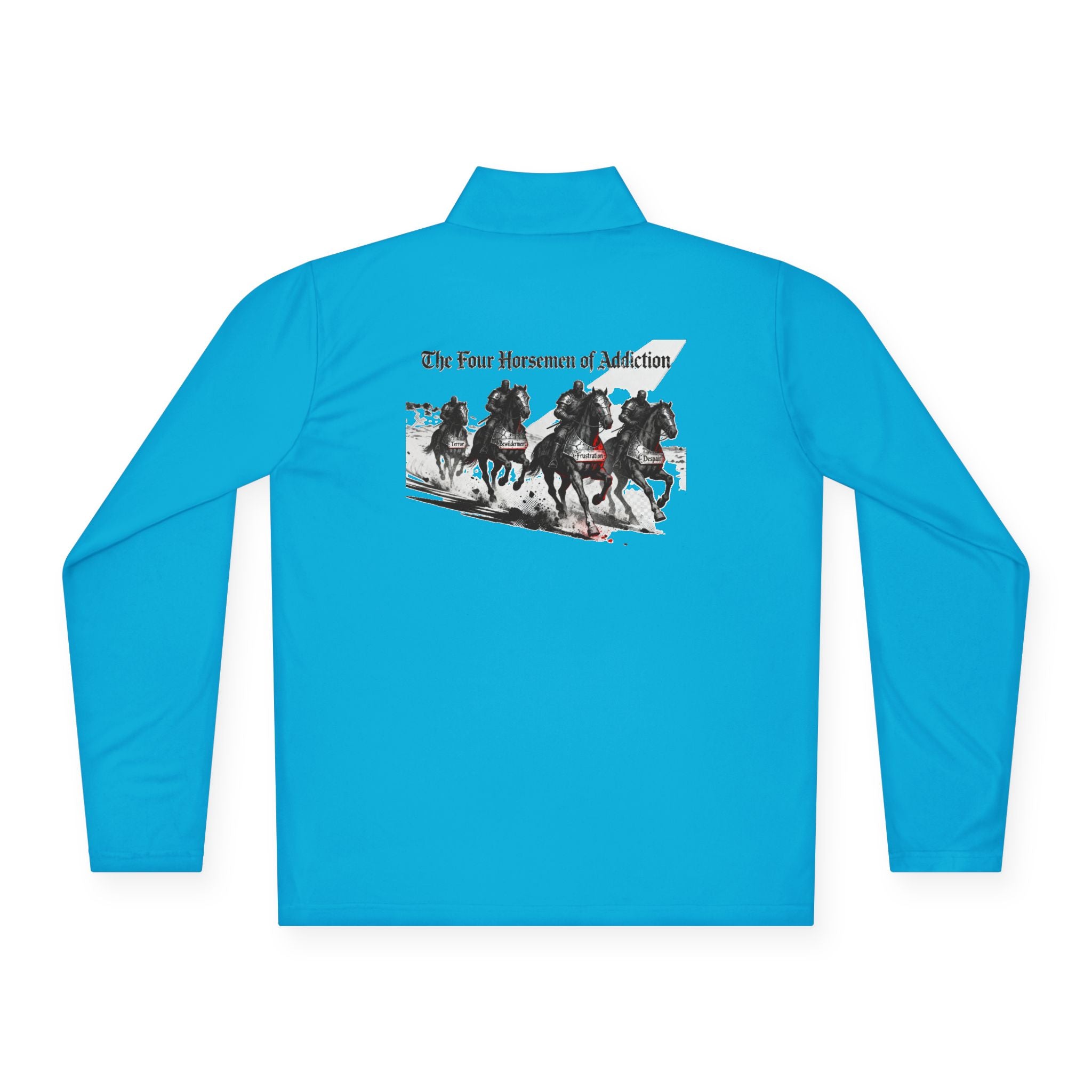 Quarter-Zip Pullover - Four Horsemen of Addiction - Unisex