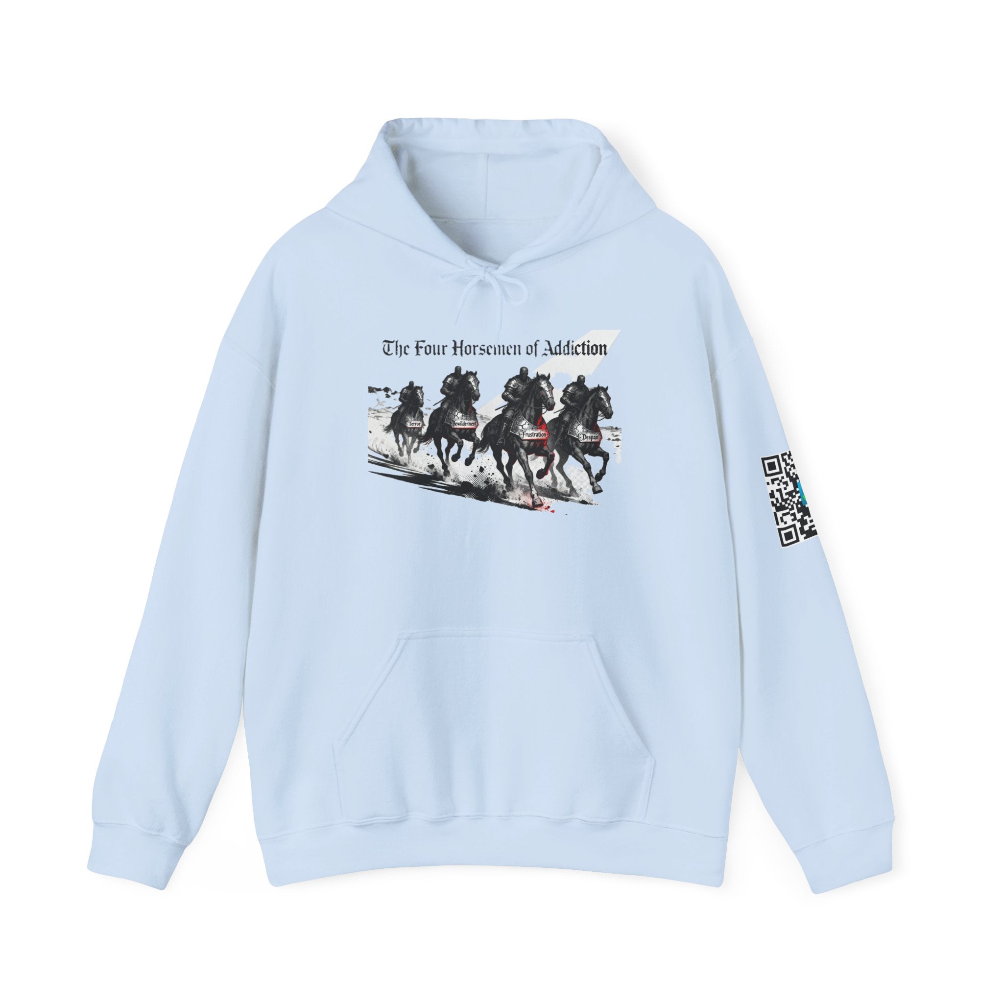 Hooded Sweatshirt - Four Horsemen of Addiction - Better Place with You