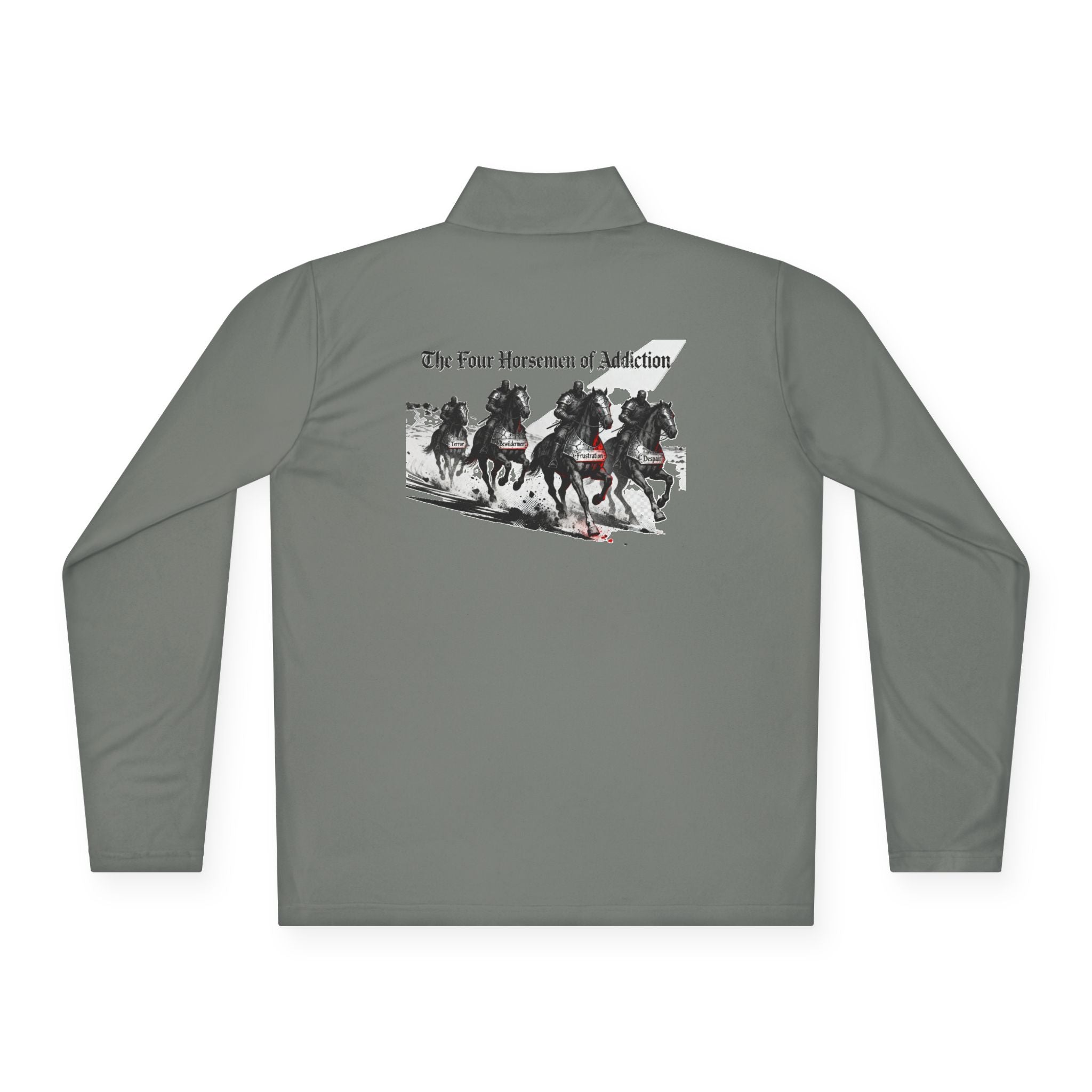Quarter-Zip Pullover - Four Horsemen of Addiction - Unisex
