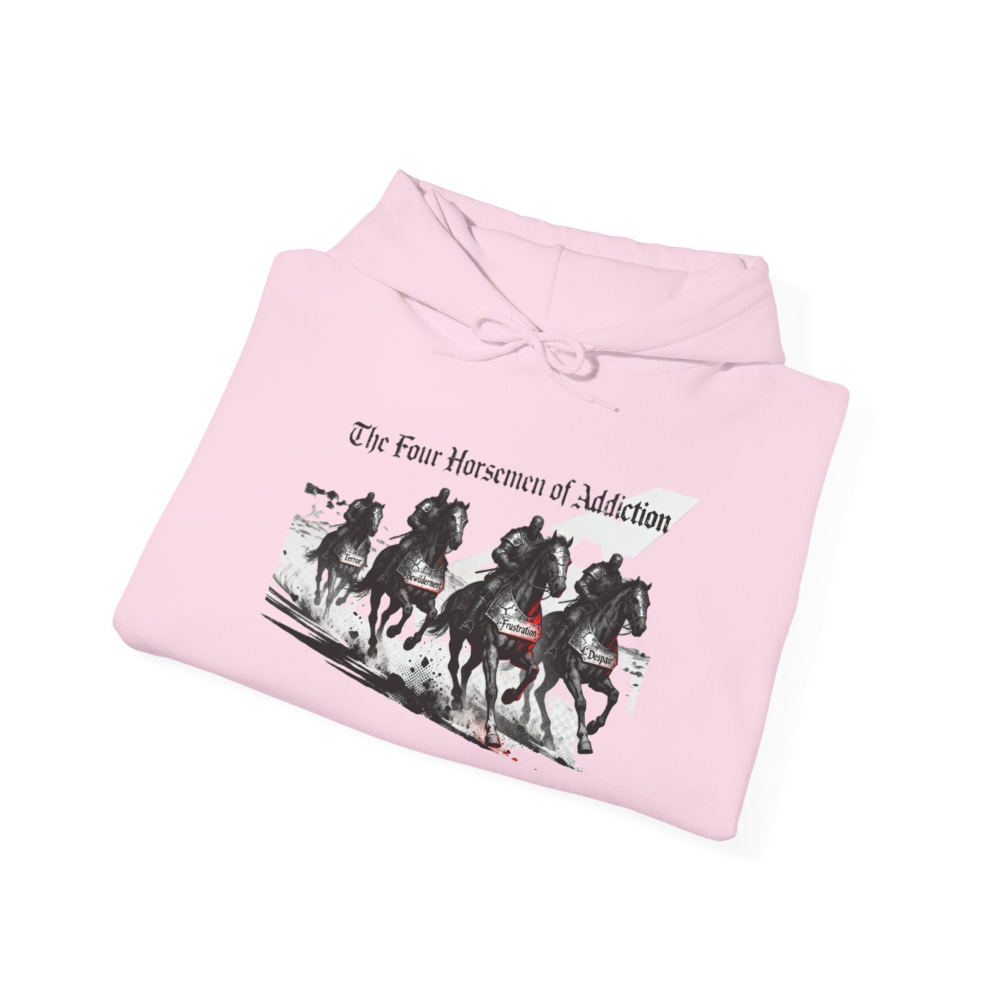 Hooded Sweatshirt - Four Horsemen of Addiction - Better Place with You