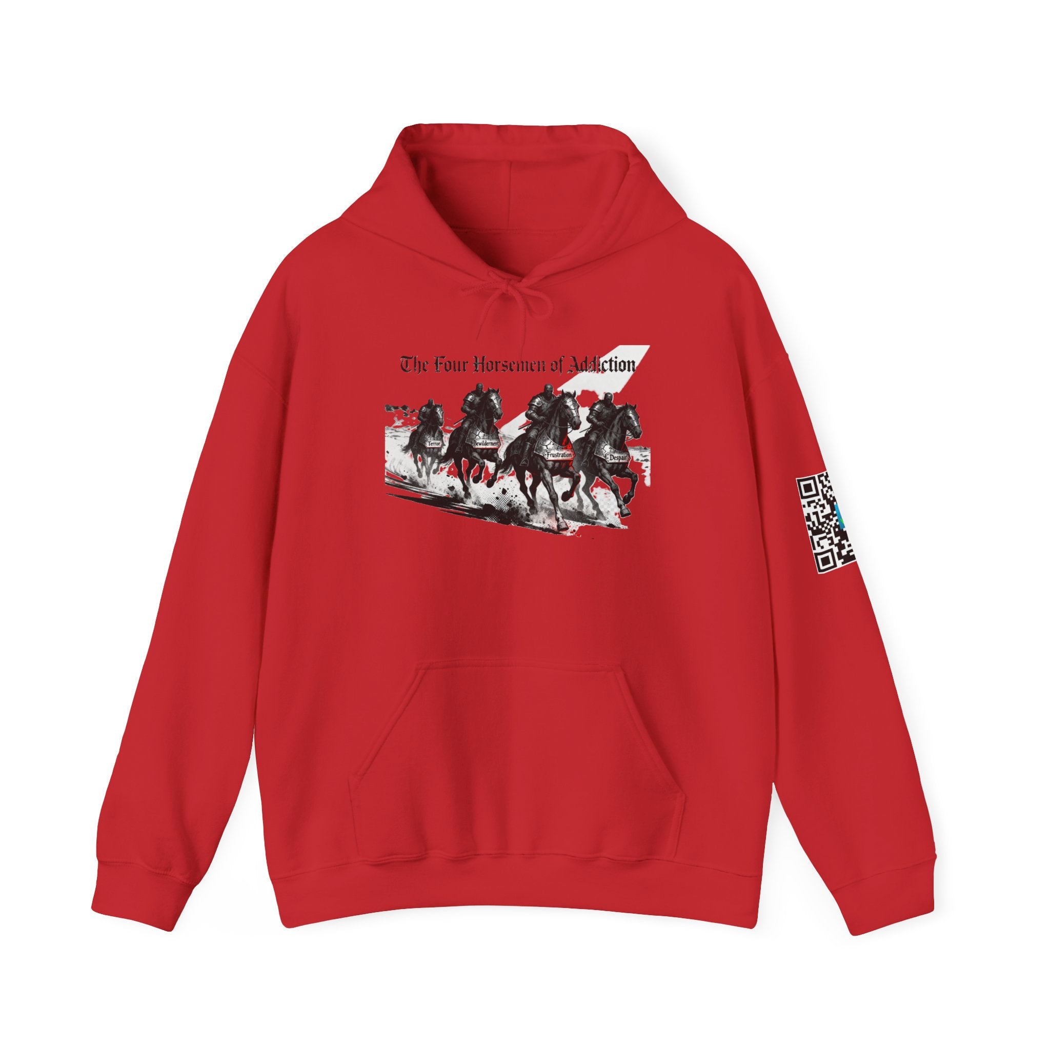 Hooded Sweatshirt - Four Horsemen of Addiction - Better Place with You
