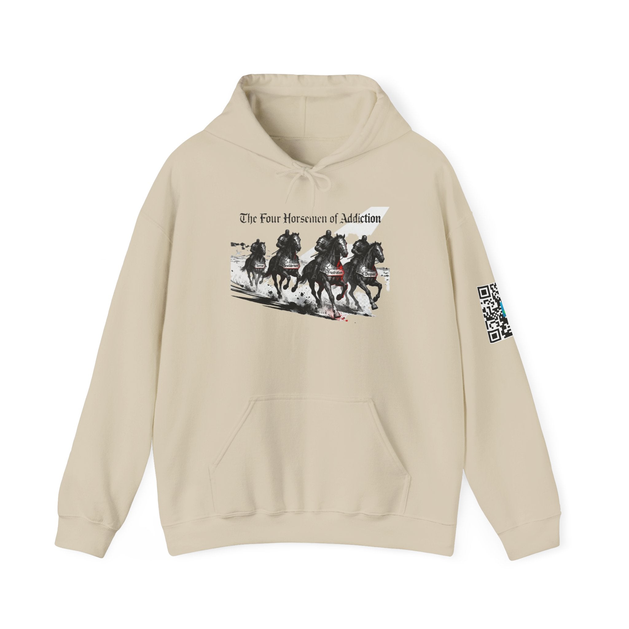 Hooded Sweatshirt - Four Horsemen of Addiction - Better Place with You