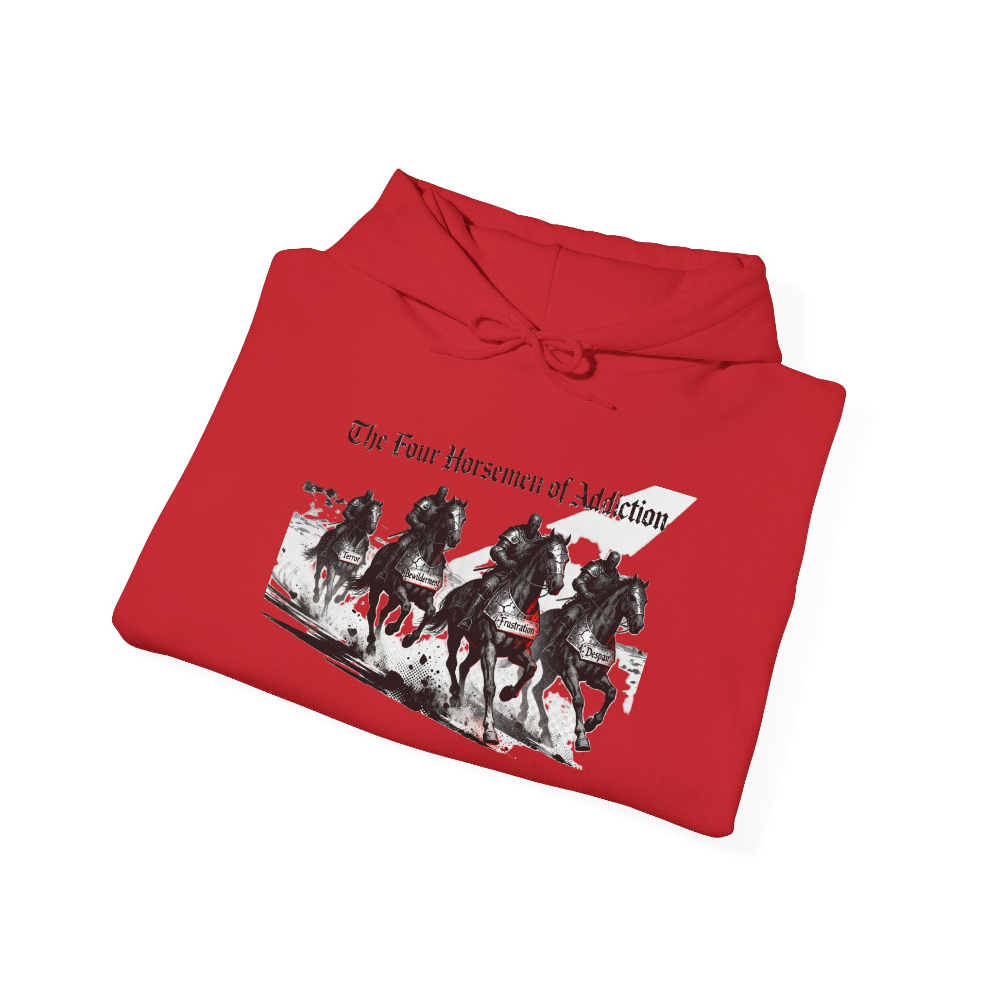 Hooded Sweatshirt - Four Horsemen of Addiction - Better Place with You
