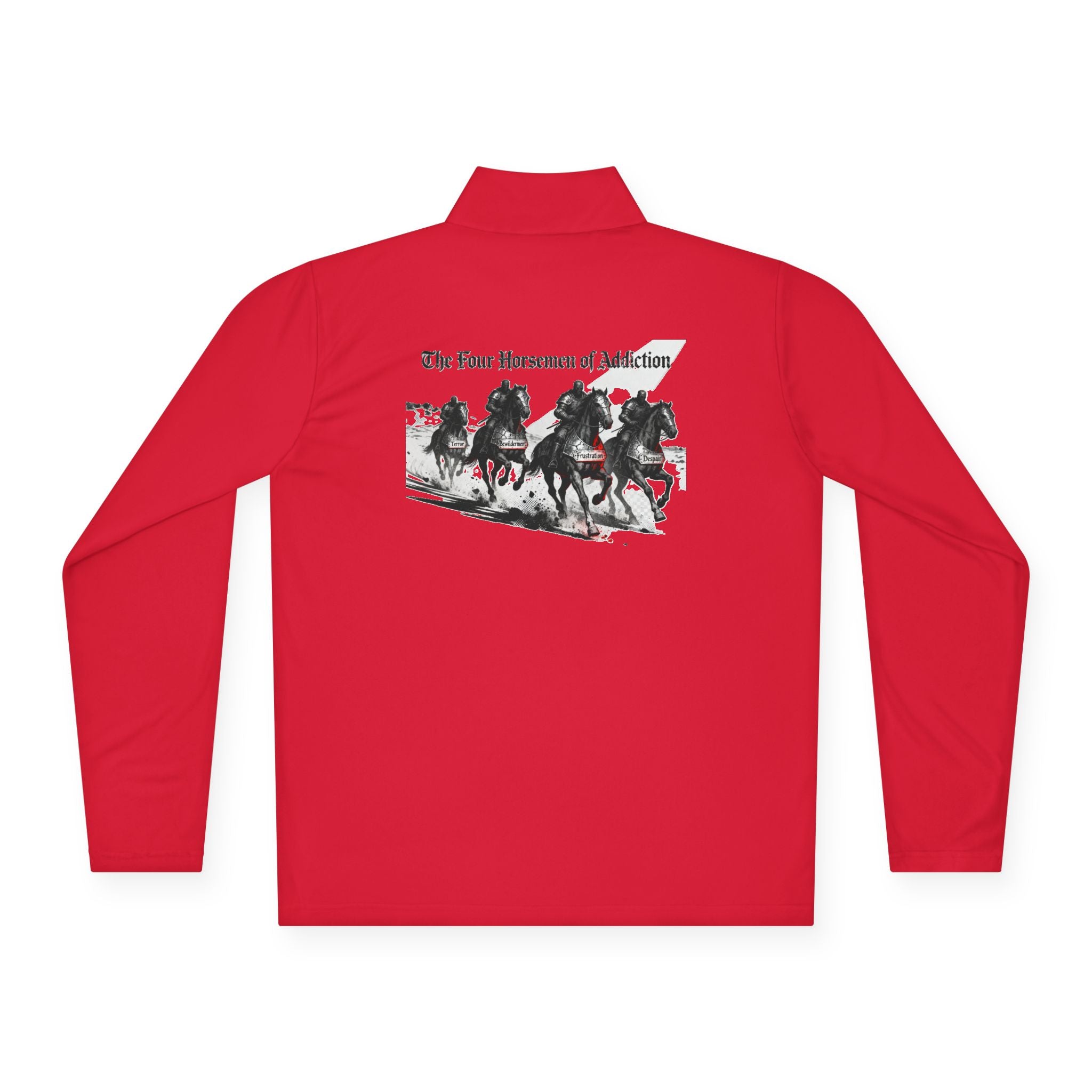 Quarter-Zip Pullover - Four Horsemen of Addiction - Unisex