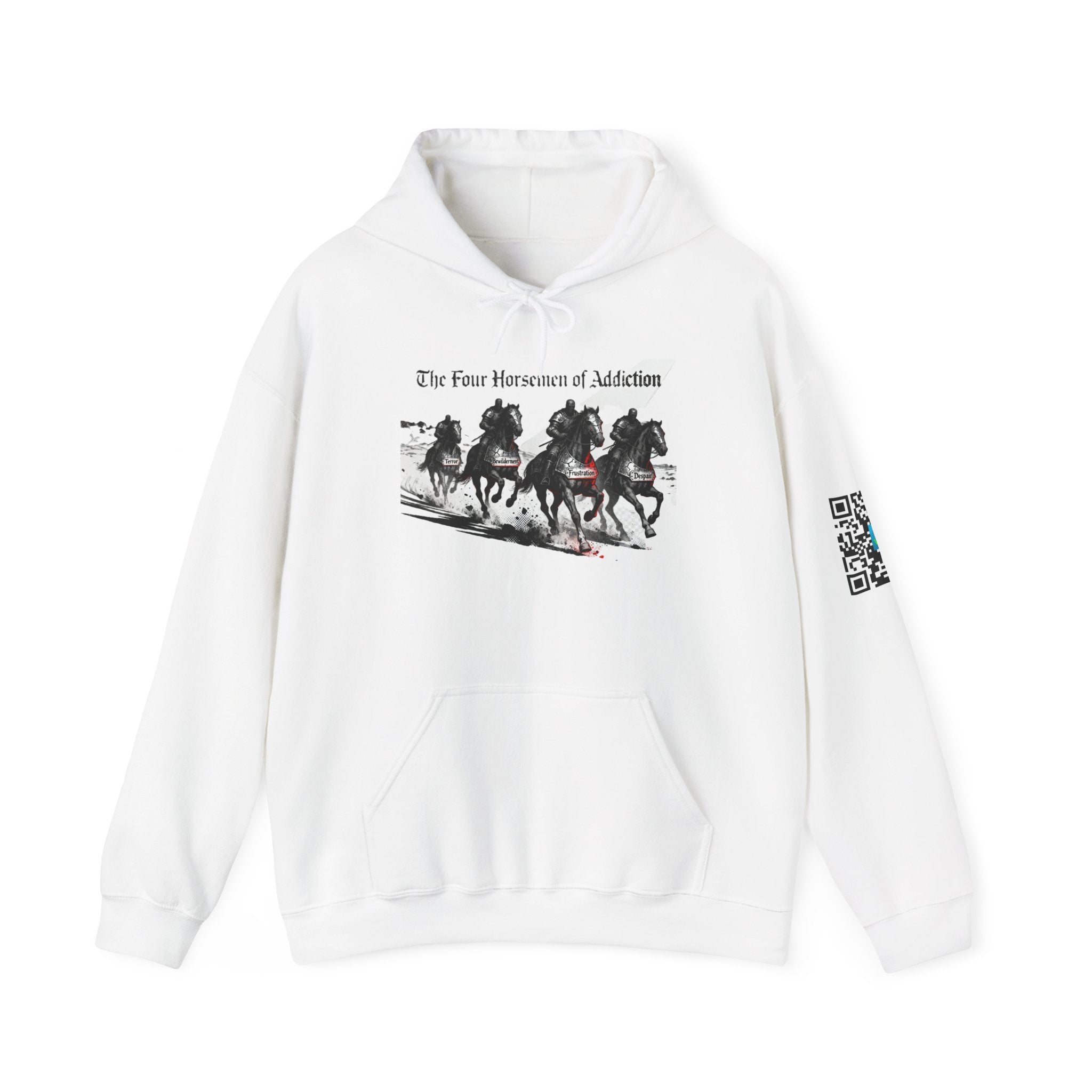 Hooded Sweatshirt - Four Horsemen of Addiction - Better Place with You