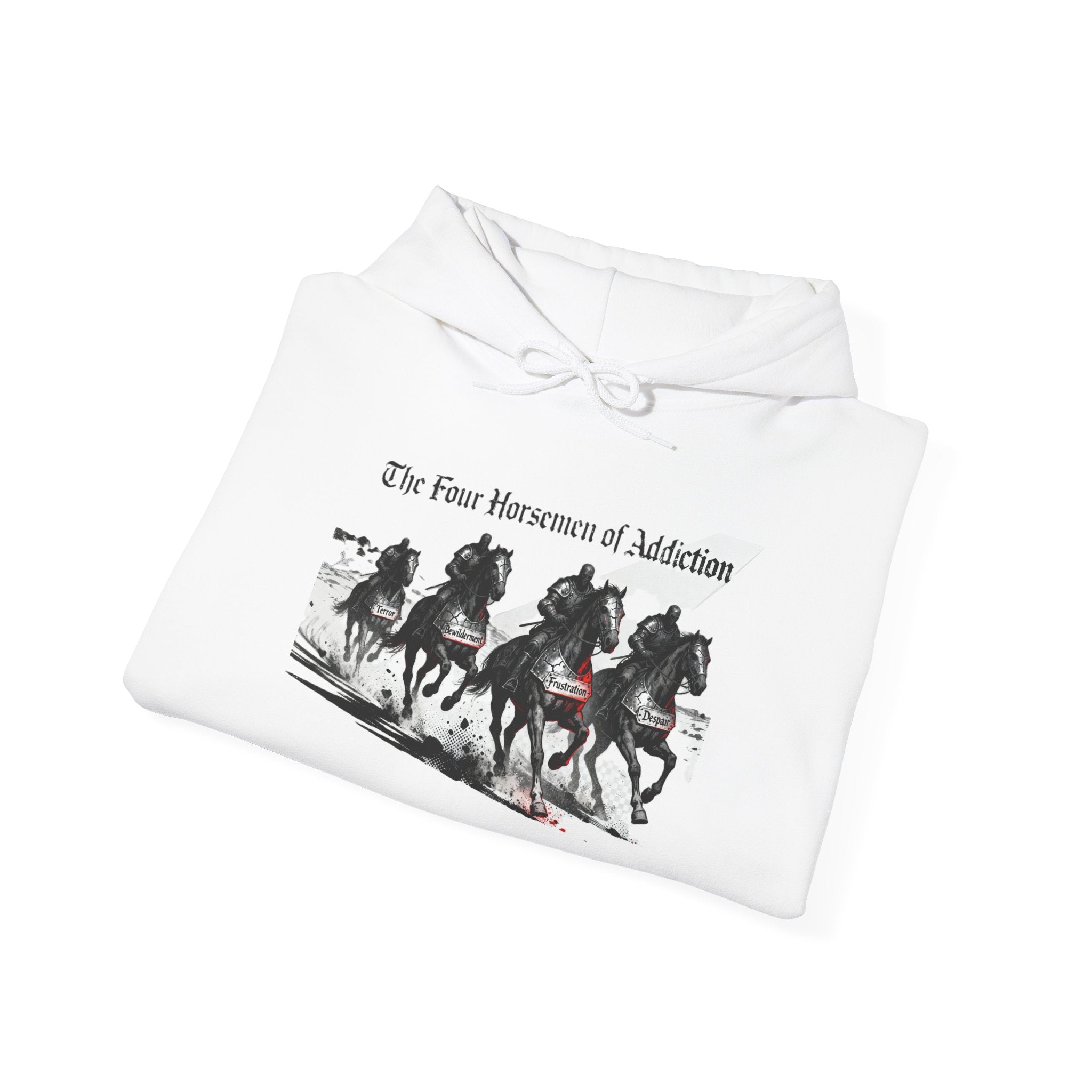 Hooded Sweatshirt - Four Horsemen of Addiction - Better Place with You