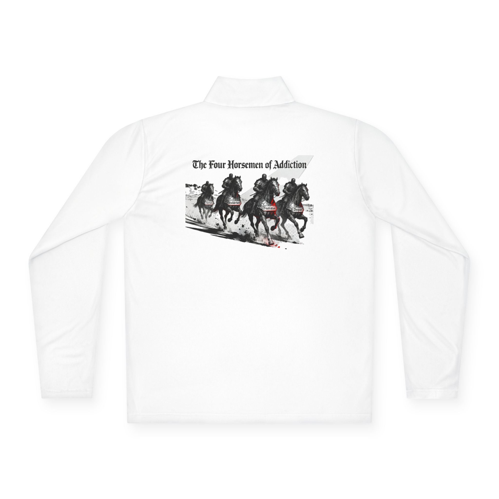Quarter-Zip Pullover - Four Horsemen of Addiction - Unisex