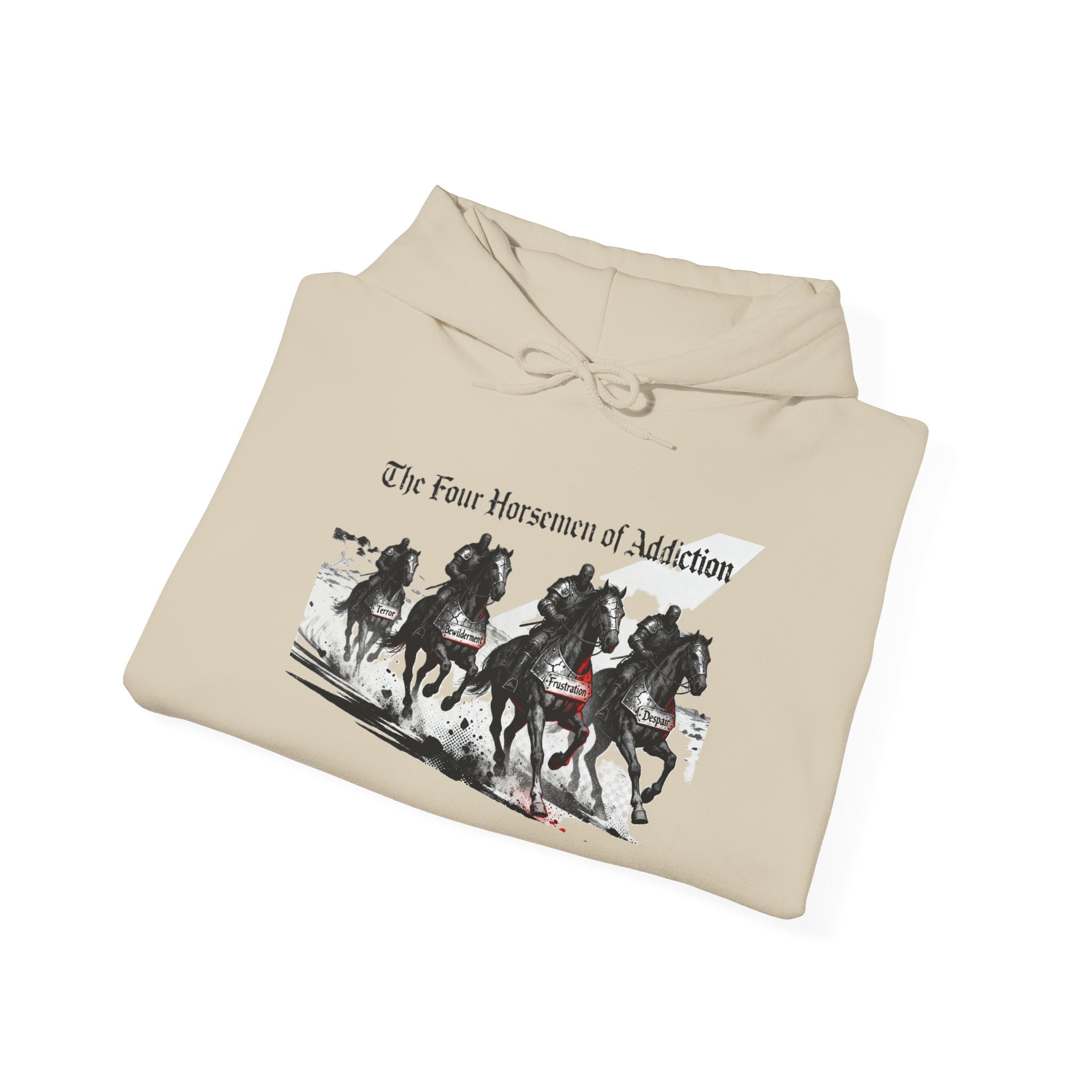 Hooded Sweatshirt - Four Horsemen of Addiction - Better Place with You