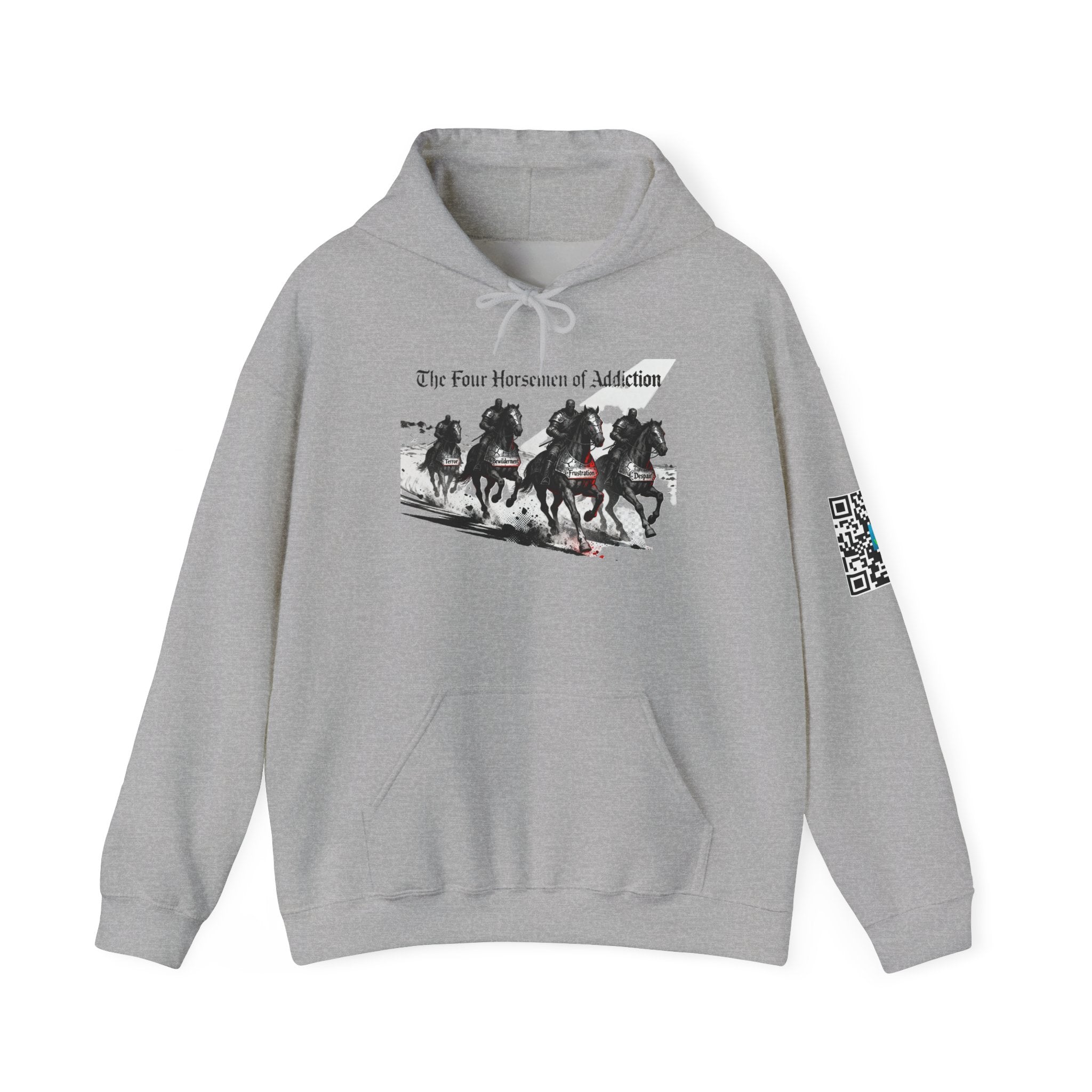 Hooded Sweatshirt - Four Horsemen of Addiction - Better Place with You