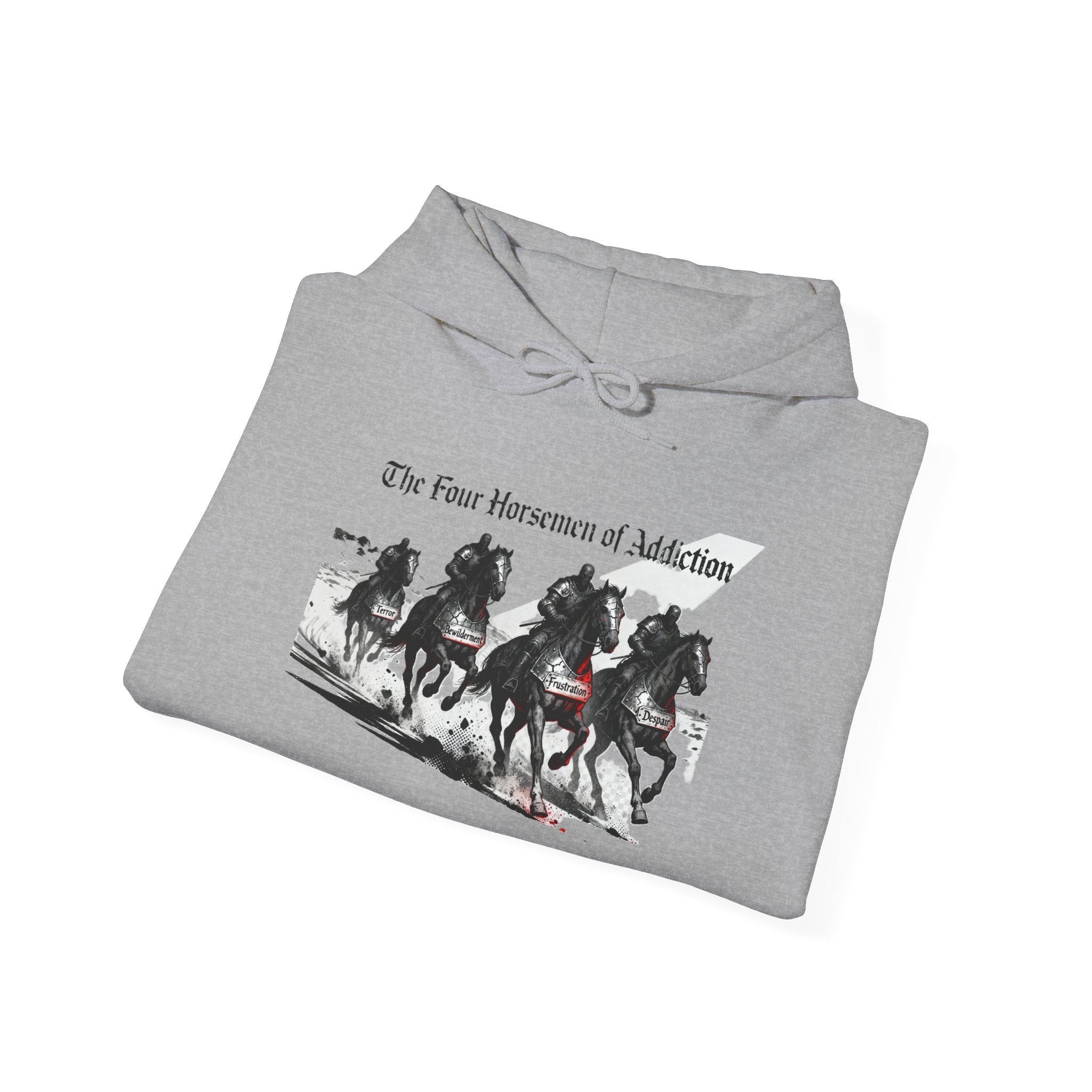 Hooded Sweatshirt - Four Horsemen of Addiction - Better Place with You